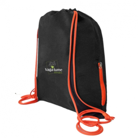 Mochila Saco com Bolso Lateral